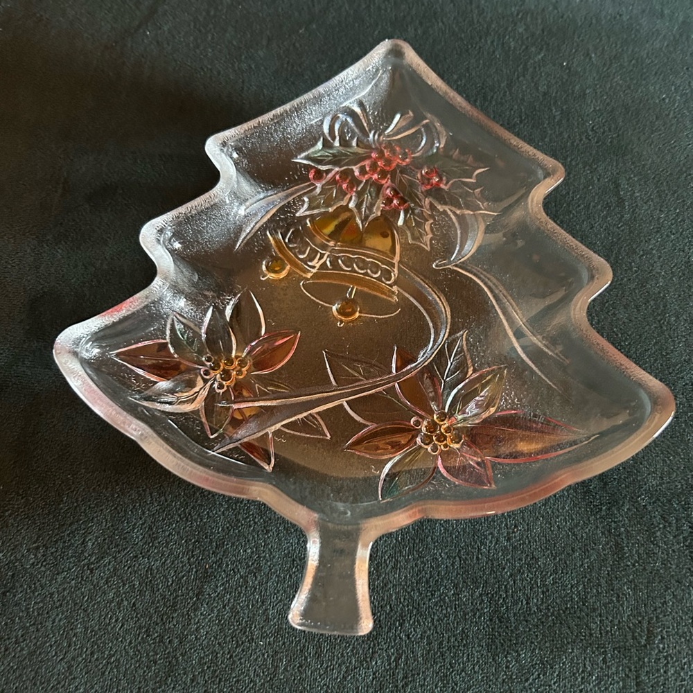 HUGE BUNDLE SALE! HOLIDAY SPIRIT CHRISTMAS TREE SERVER 7 1/2” JAPAN NWT